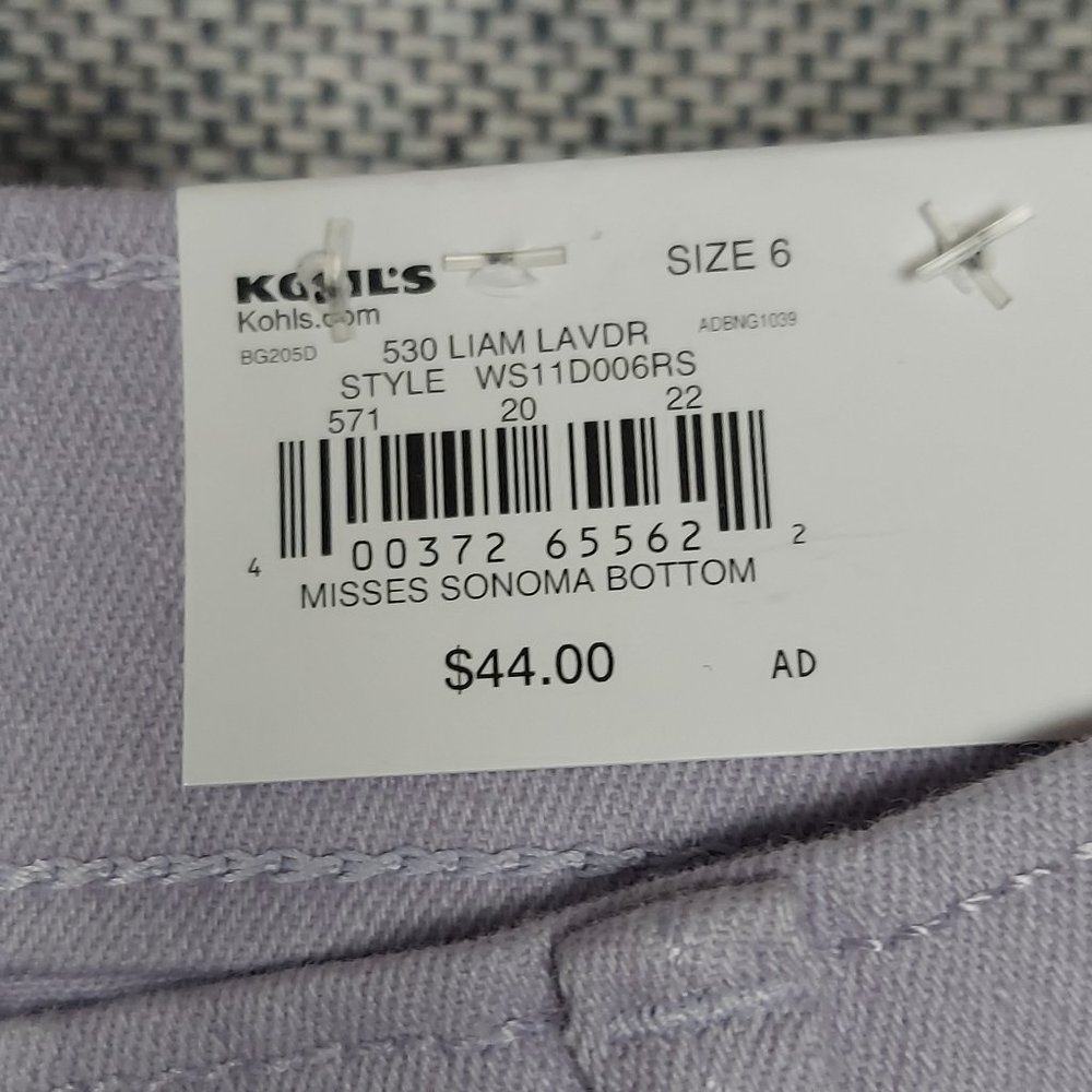 NWT SONOMA LAVENDER GIRLFRIEND JEANS (6 & 12) - Picture 11 of 15